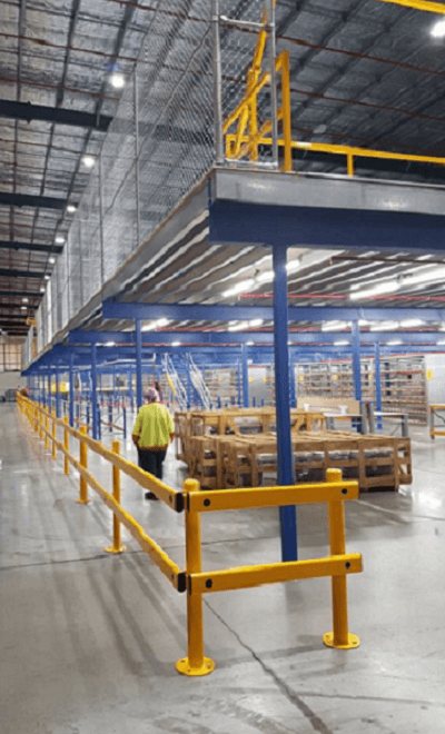 Interior of a cargo consolidation warehouse